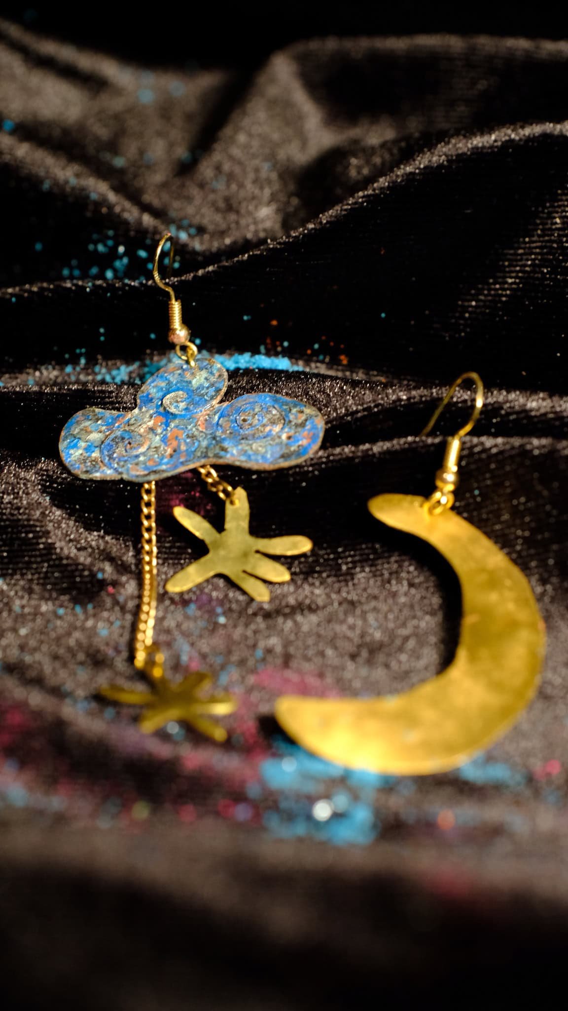 Pendientes El Cielo, La Luna, Las Estrellas