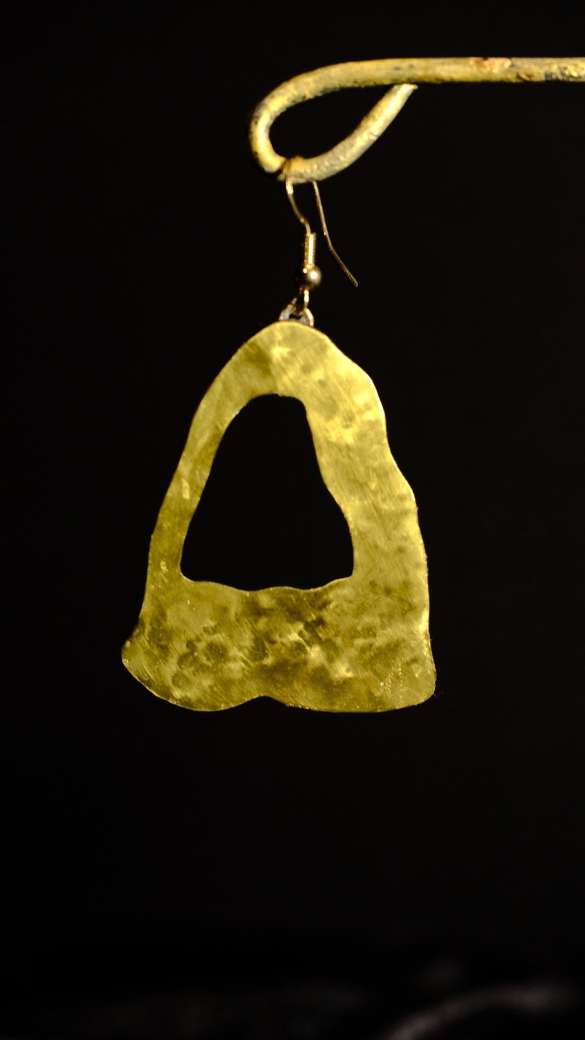 Pendientes “ Triángulos Desiguales de Maya; bella desarmonía” - Image 5