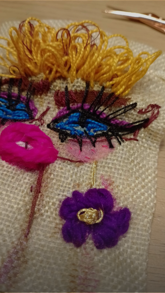 Carmelia | Embroidery character 